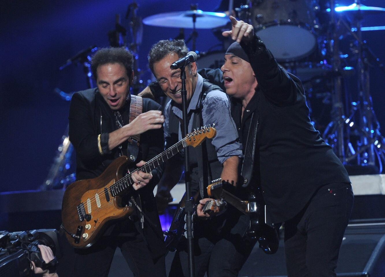 Nils Lofgren, Bruce Springsteen and Steven Van Zandt