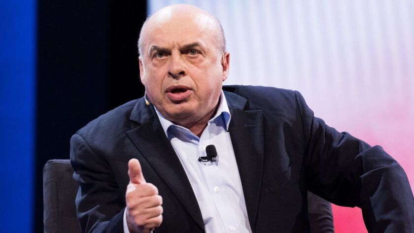Natan Sharansky, chairman of the Jewish Agency for Israel, speaks at the American Israel Public Affairs Committee policy conference in Washington in March.