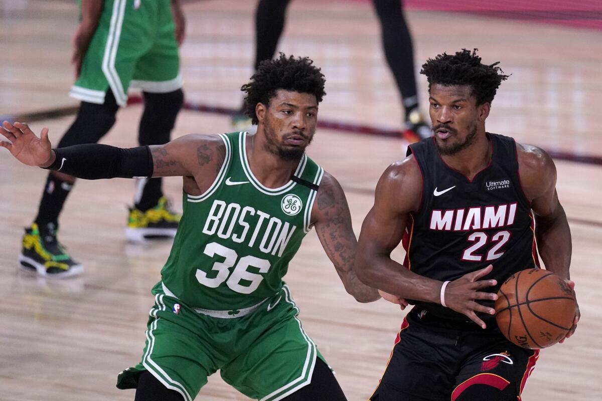 Jimmy Butler, del Heat de Miami