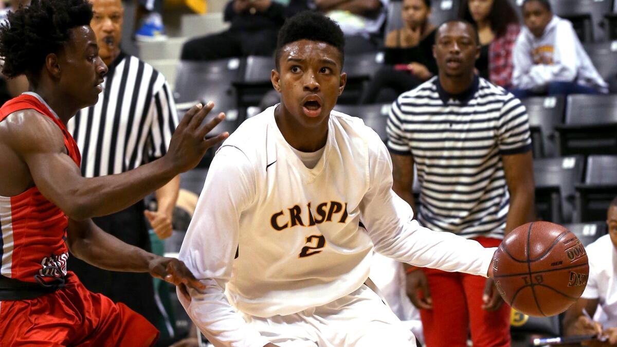 Encino Crespi guard Brandon Williams is a two-time state champion.