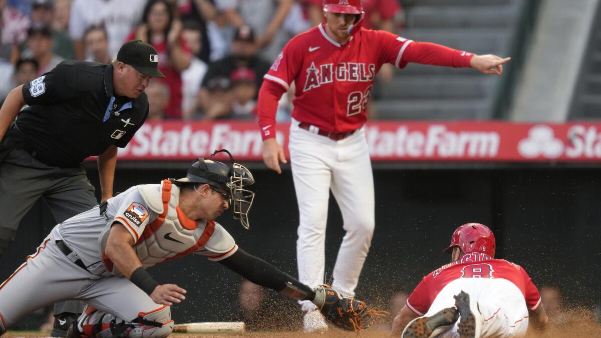 Drury has 3 hits, Giolito wins first home start as Angels beat Giants 7-5  to snap 7-game skid - The San Diego Union-Tribune