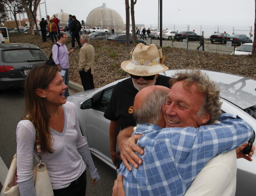 Activists who have fought for the closure of the San Onofre Nuclear Generating Station cheer the news that Southern California Edison will be permanently closing the facility.