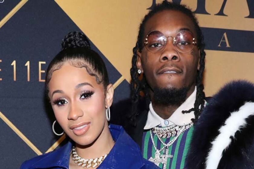 Cardi B with her husband, Offset.