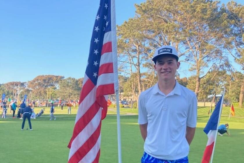 Happy Gilmore — that's right; that's his name — is playing at this week's IMG Junior World Golf Championship.