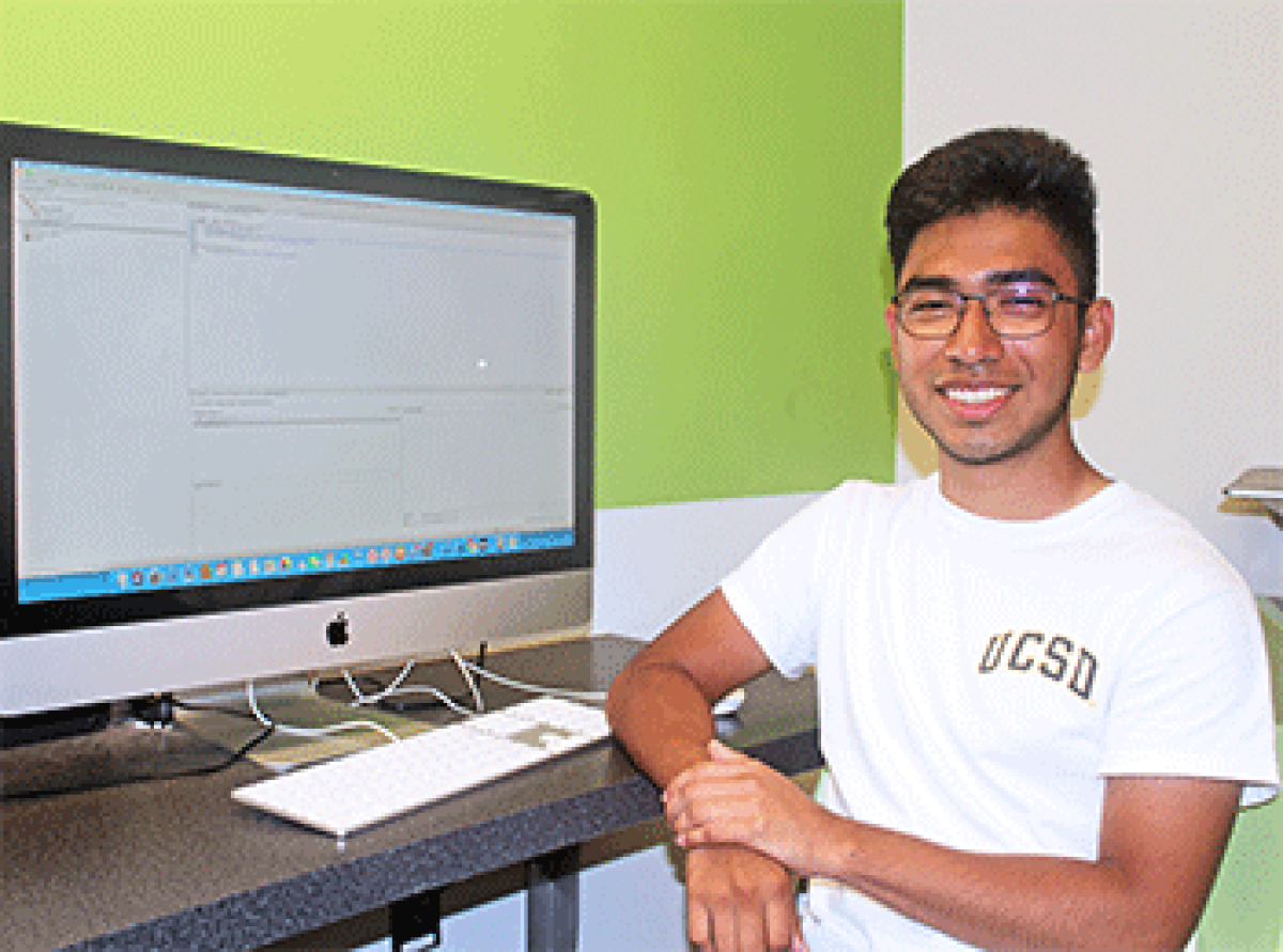 UCSD freshman and former League student Oscar Acevedo