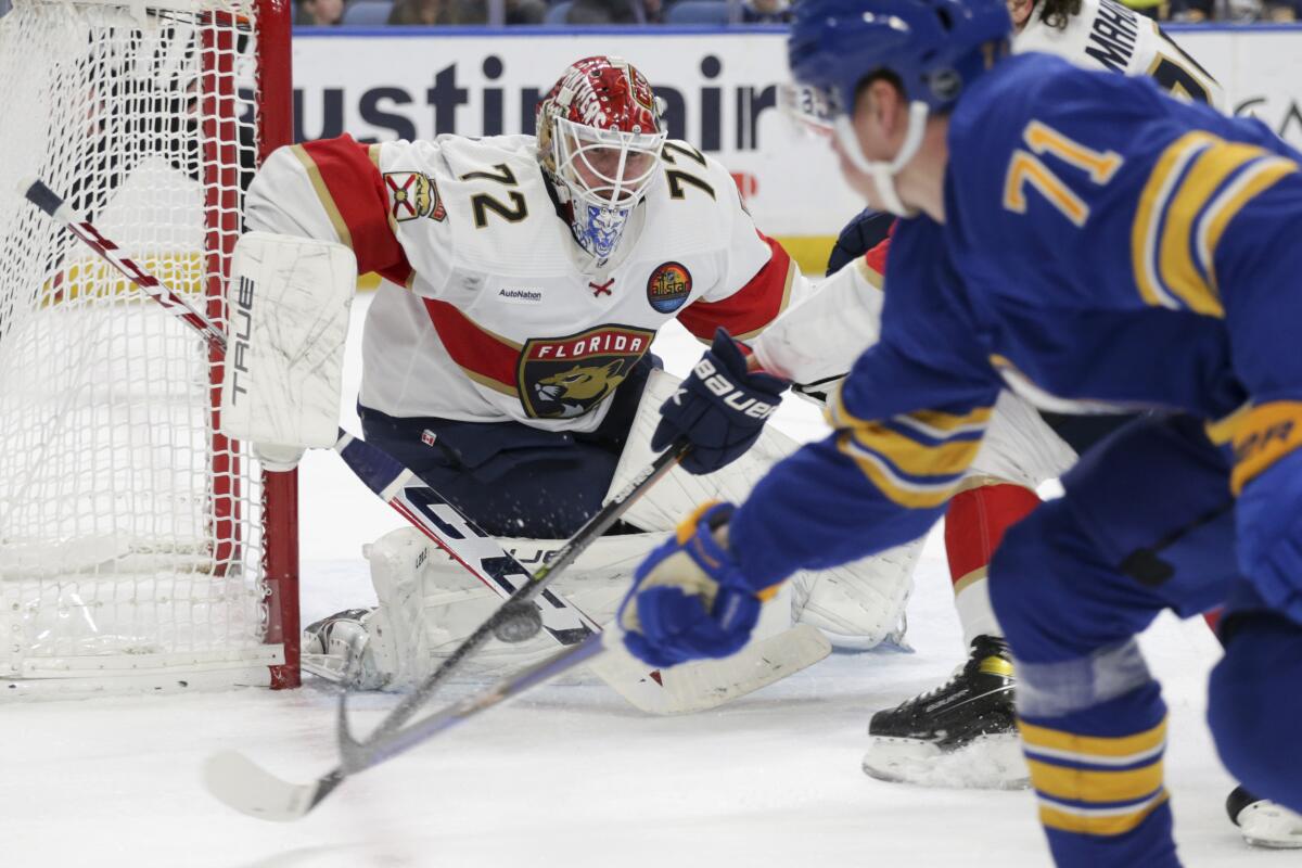 Verhaeghe powers Panthers to 4-1 win over struggling Sabres