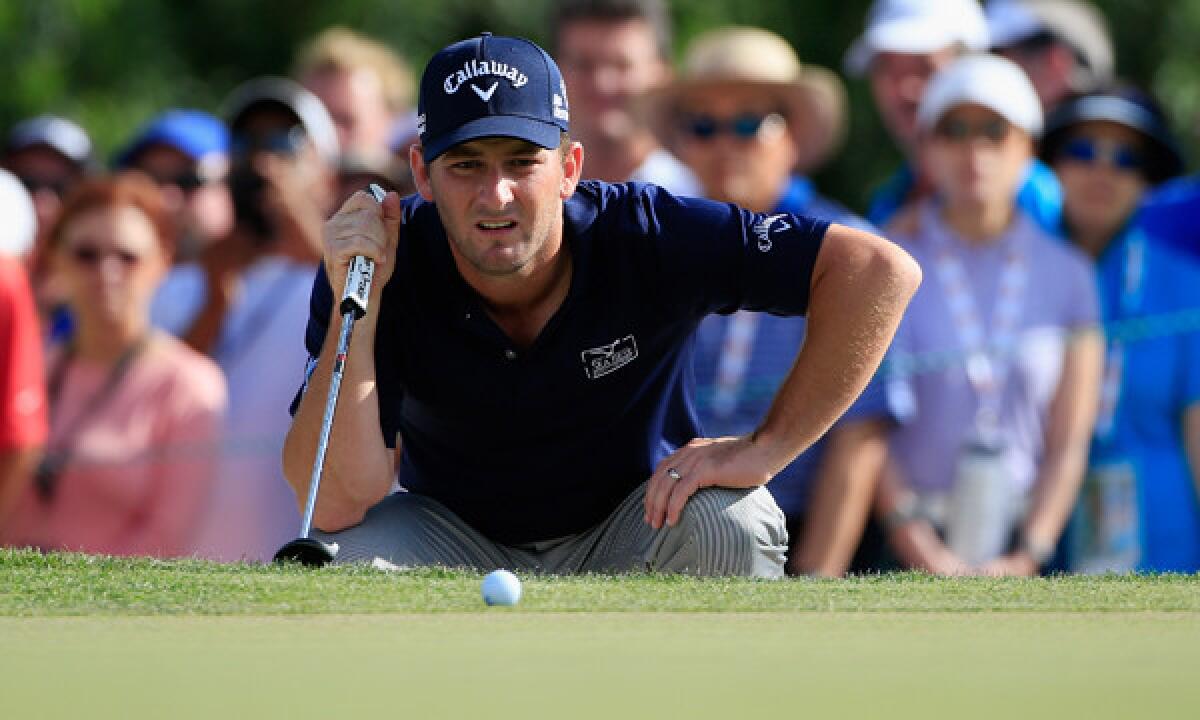 Matt Every lines up his birdie putt on the 14th green during the final round of the Arnold Palmer Invitational at Bay Hill in Orlando, Fla., on Sunday.