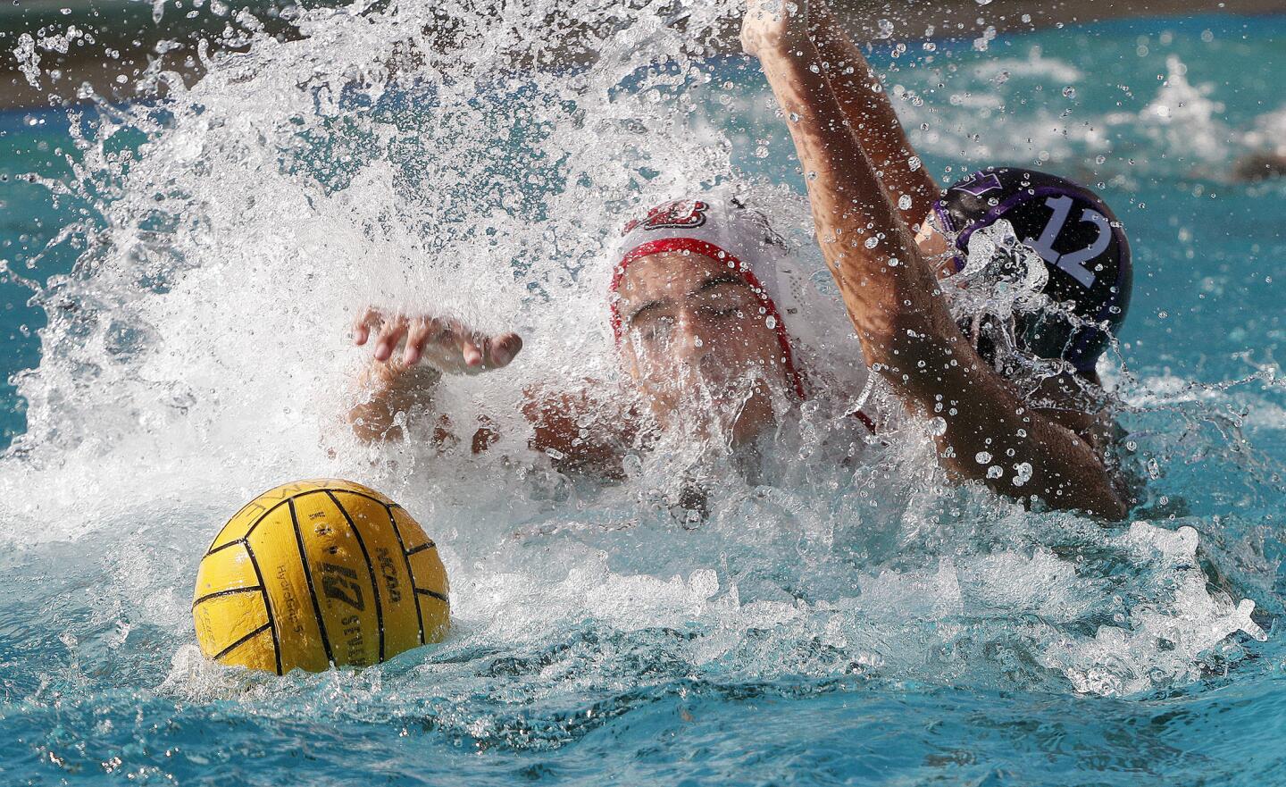 Photo Gallery: Hoover vs. Burroughs in Pacific League boys' water polo