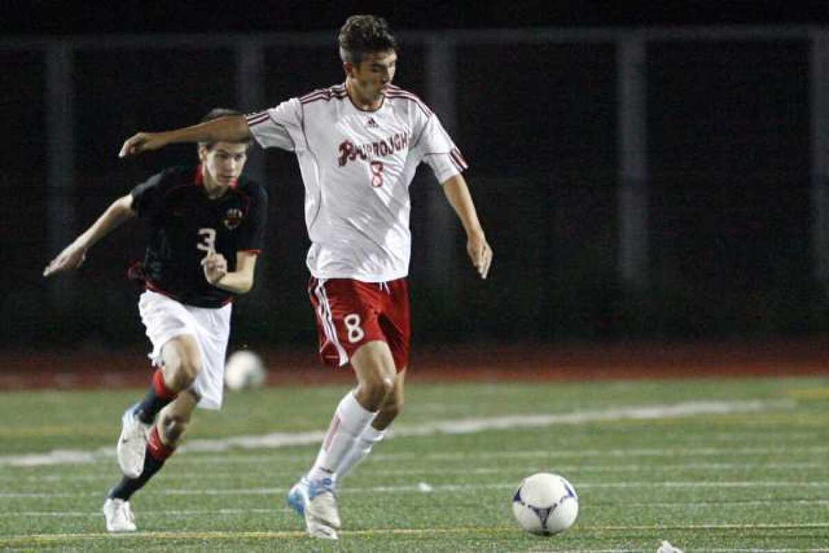 Xavi Izqueta had the best chance to put Burroughs ahead when he dribbled in and took a hard shot that was deflected in the 54th minute.