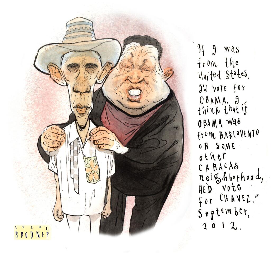 Hugo Chavez on President Obama