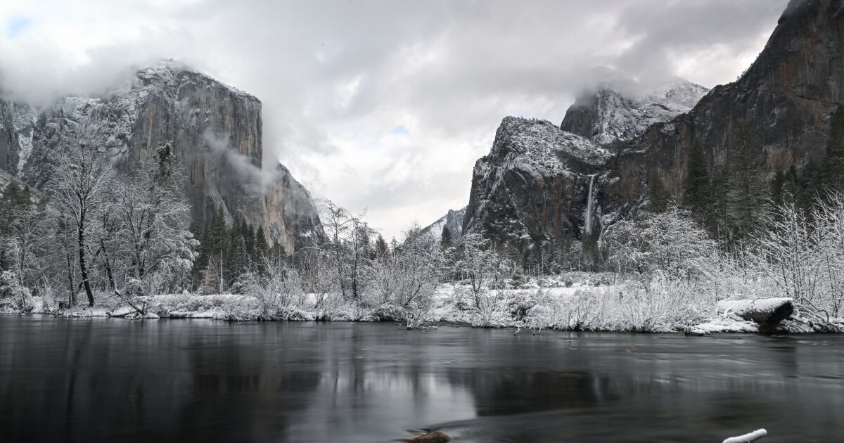 Photos: Yosemite National Park blanketed in snow | Park set to reopen March 1
