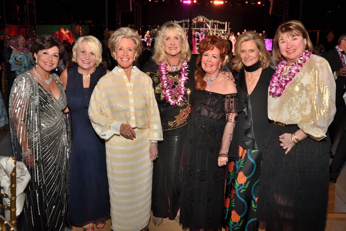 Annie Malcolm, Lynette Busby, Donna Allan, Rosemary Rodger, Dianne Bashor, Cathy Andrews and Karen Duvall Burke