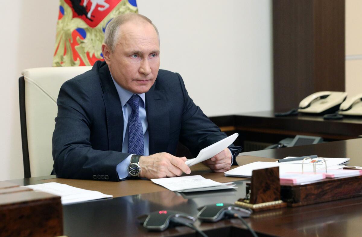 Putin: Los rivales de Rusia quieren parte de su territorio