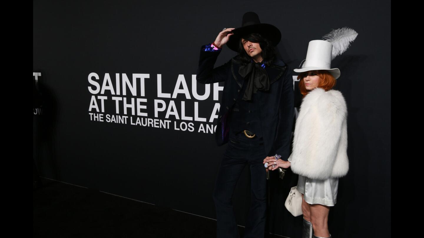 Saint Laurent fashion show in Los Angeles