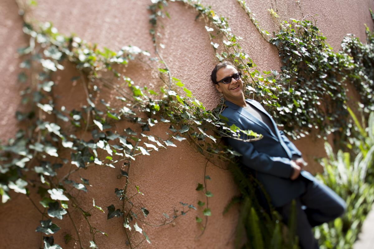 Indian filmmaker Vidhu Vinod Chopra at the Beverly Hills Hotel. His latest film is his English-language debut, "Broken Horses."