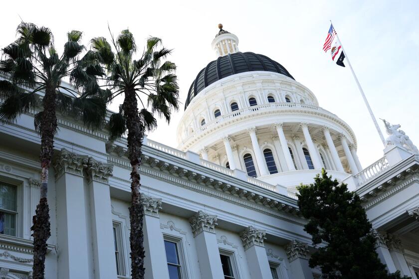 SACRAMENTO, CALIFORNIA - MARCH 13: A view of the California state capitol building on National Urban League California Legislative Advocacy Day on March 13, 2024 in Sacramento, California. (Photo by Arturo Holmes/Getty Images for National Urban League)
