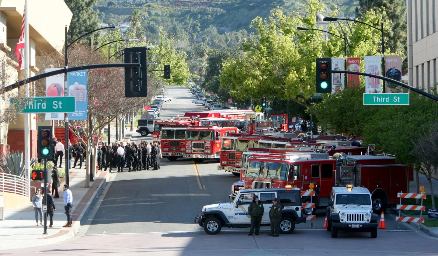 Photo Gallery: Burbank Fire Department lays to rest one of its own