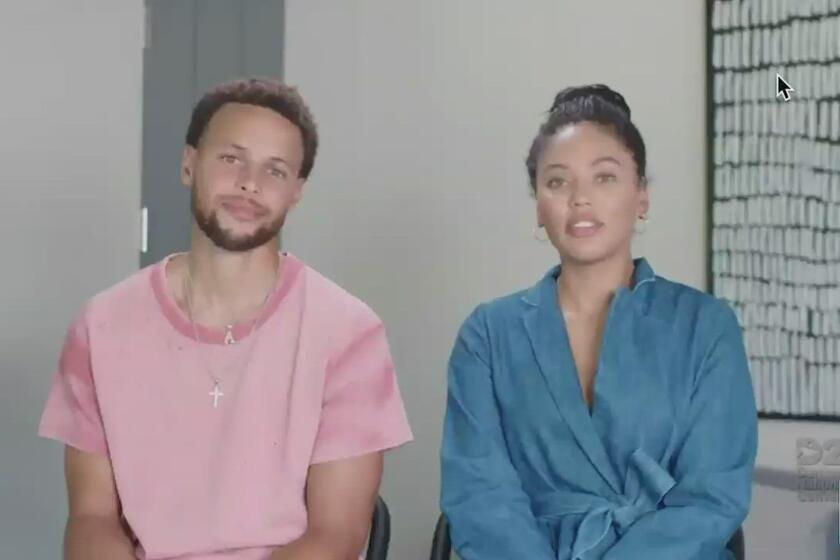 ‘We’re voting for Joe Biden’: Steph and Ayesha Curry appear in DNC video with kids