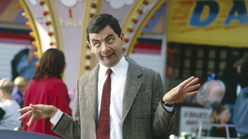 Rowan Atkinson Talks Up 25 Years Of Mr Bean S Clownish Chaos Los Angeles Times