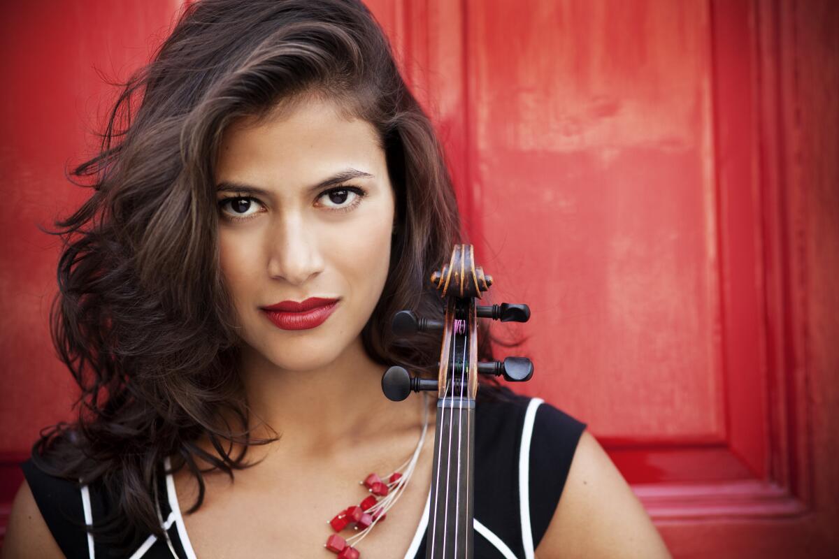 Violinist Elena Urioste will perform with the San Diego Symphony at four concerts in February, two of them in La Jolla.