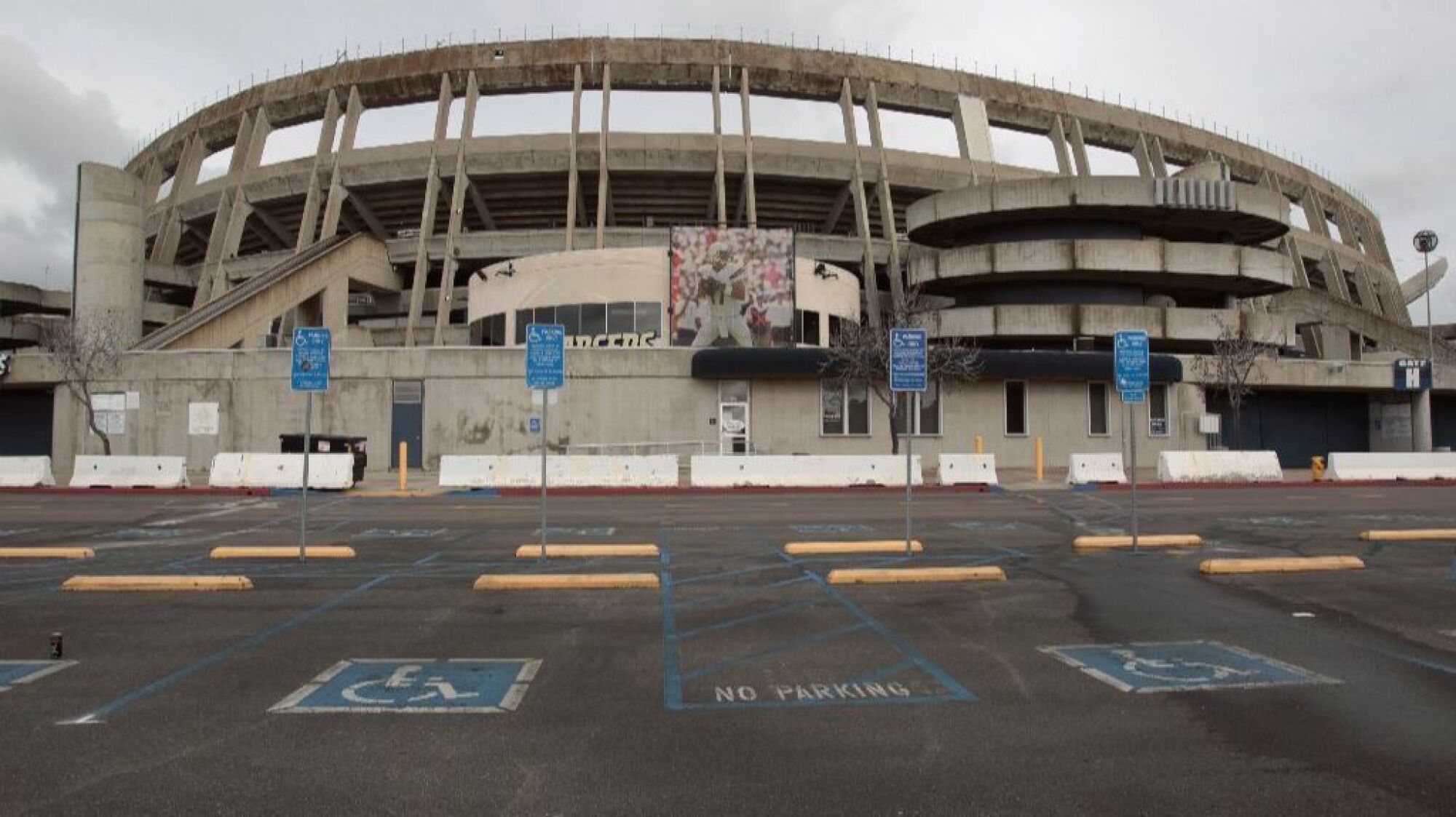 The former Chargers stadium