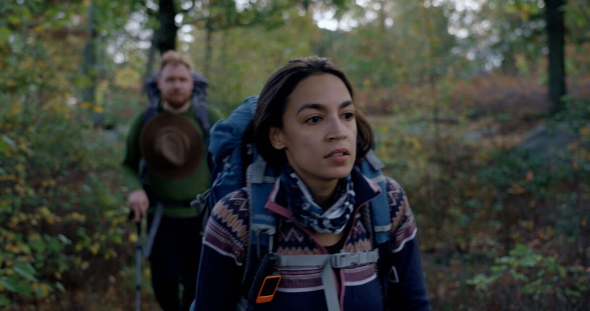 Alexandria Ocasio-Cortez in the documentary "To the End."