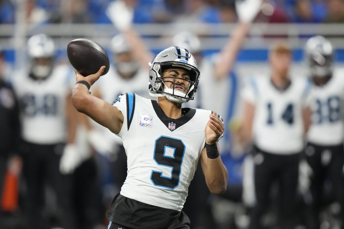 Bryce Young ruled out for Sunday's Carolina Panthers game