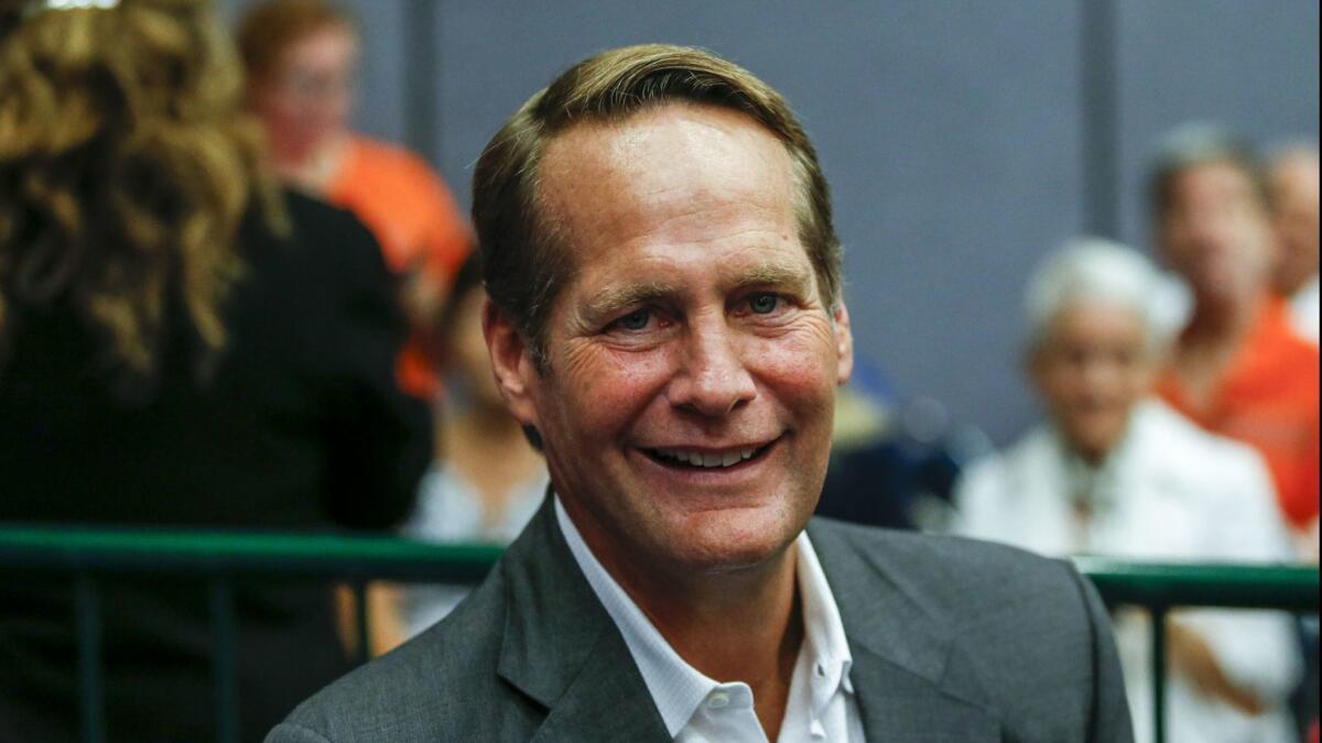 California congressional candidate Harley Rouda attends the Sept. 8 Take It Back California event in Anaheim, where former President Barack Obama campaigned in support of California congressional candidates.