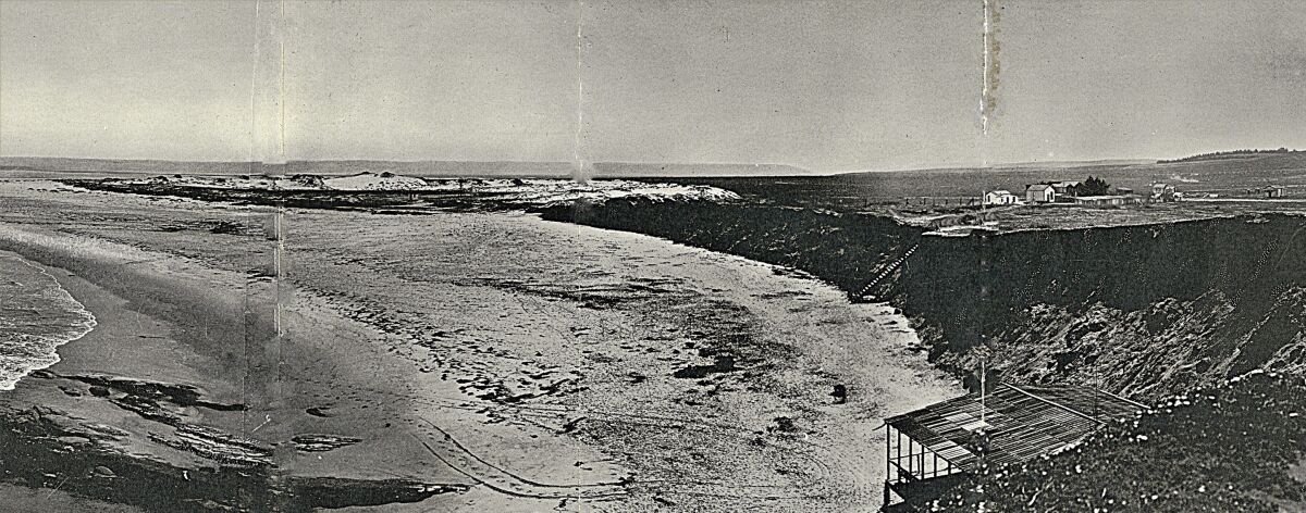 Ocean Beach looked very much like this the first time John and Minnie Clarke visited in 1905.