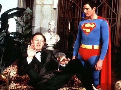 Christopher Reeve and Gene Hackman in "Superman IV: The Quest for Peace."