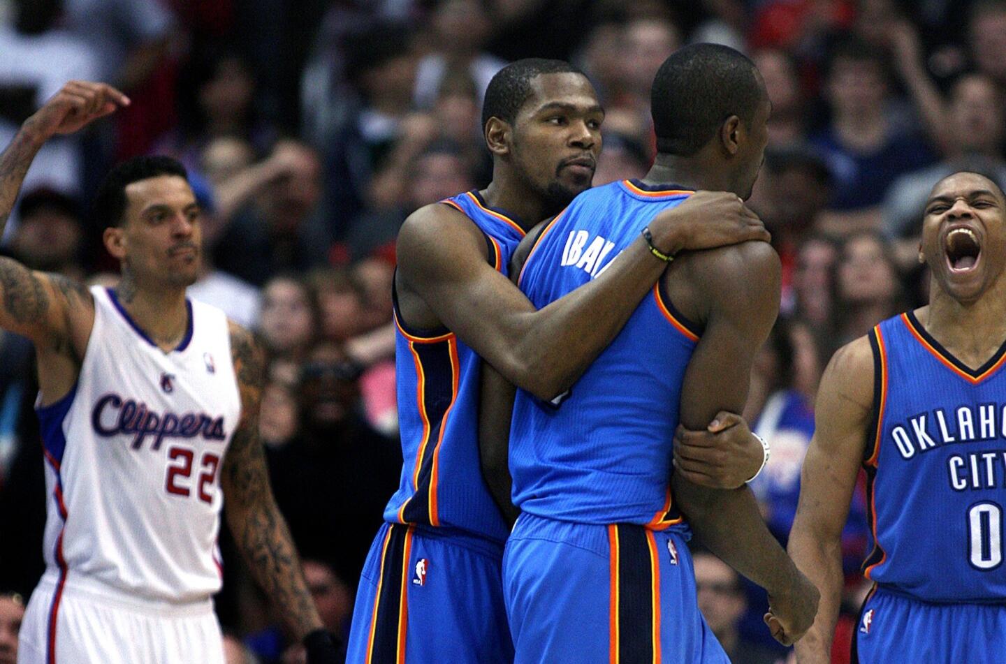 Russell Westbrook, Serge Ibaka, Kevin Durant