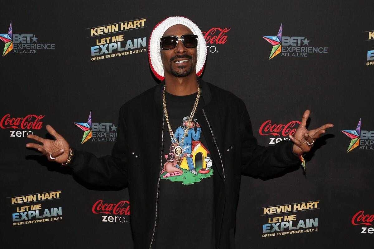 Snoop Dogg will headline the BET Festival at L.A. Live this weekend.