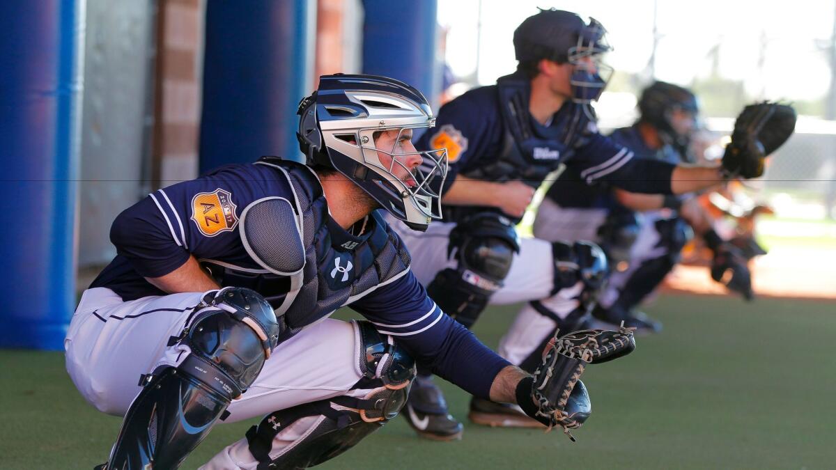 Padres spring training primer: Catchers - The San Diego Union-Tribune