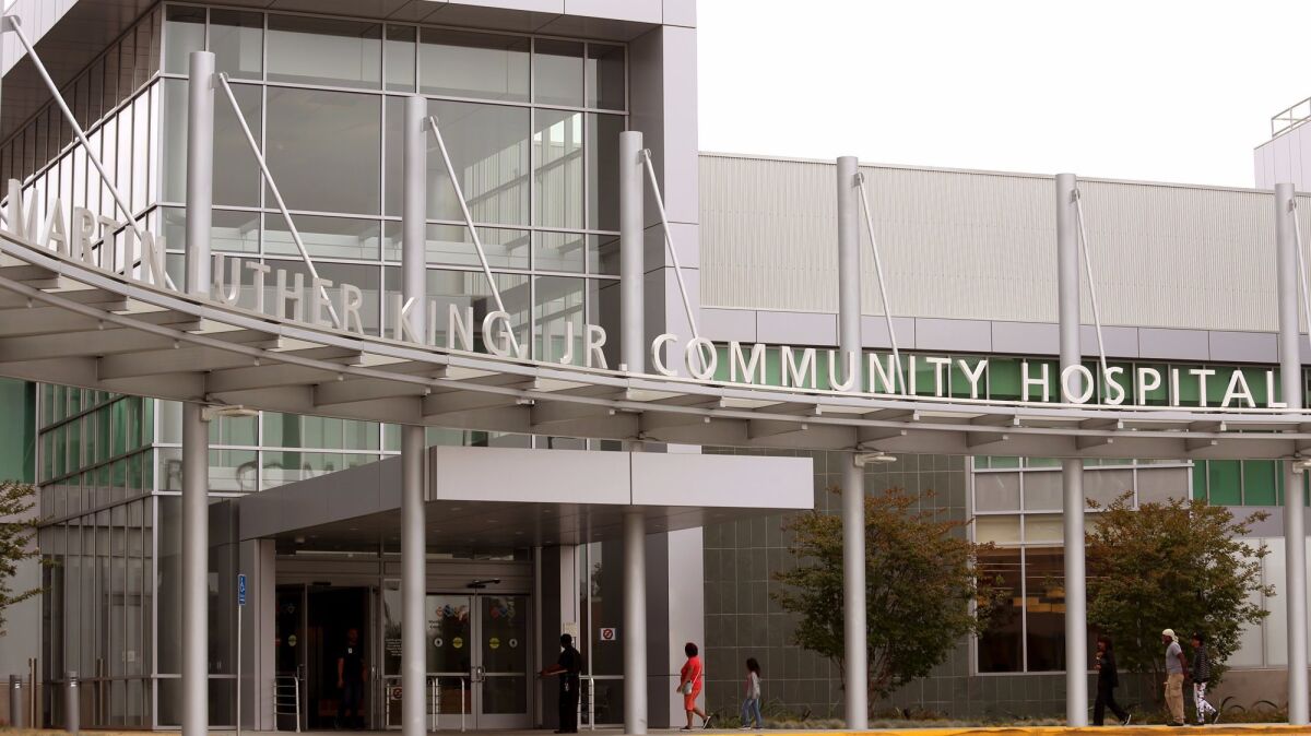 Martin Luther King Jr. Community Hospital opened its doors to the public in 2015.