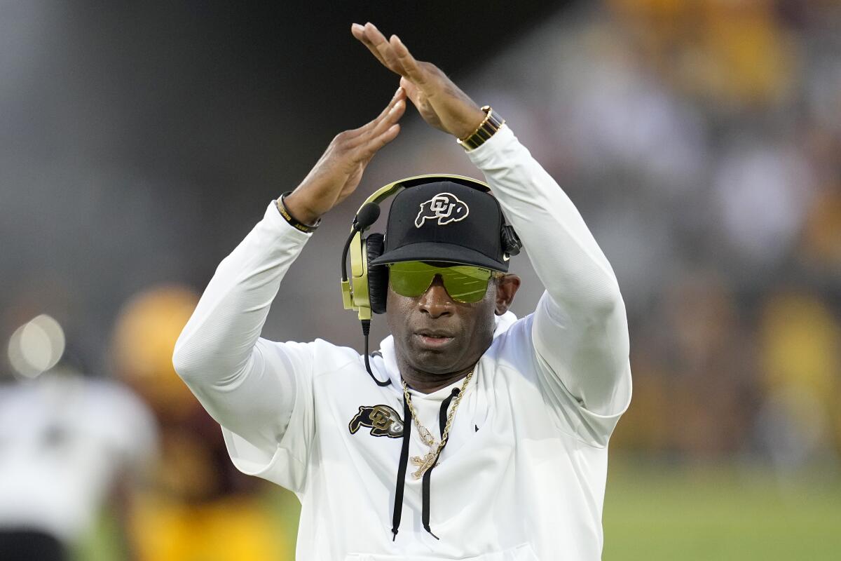 Colorado coach Deion Sanders calls late game times 'stupidest thing ever  invented in life' - The San Diego Union-Tribune