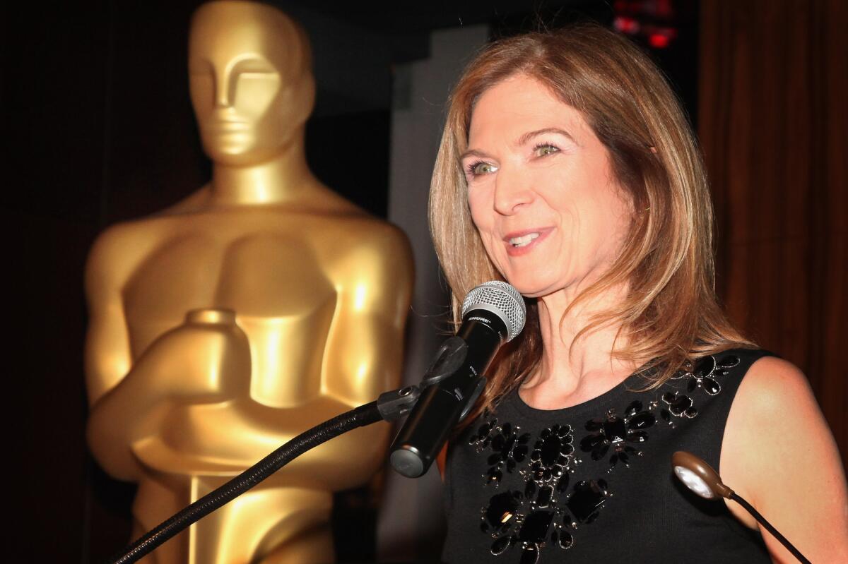 Academy of Motion Picture Arts and Sciences Chief Executive Dawn Hudson, shown in New York in 2013, had her contract renewed Tuesday by the board of governors. She joined the academy in 2011.