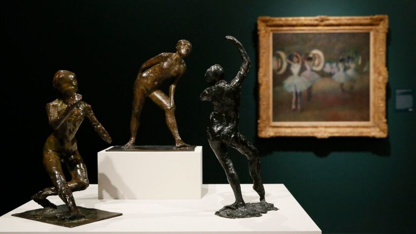"Taking Shape: Degas as Sculptor" at the Norton Simon Museum marks the 100th anniversary of the artist's death with an exhibition of 70 bronzes cast from Degas' original wax and clay statuettes.