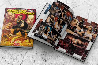 A mockup of the hardcover version of "Expecting the Unexpected," an upcoming graphic novel written by Ronda Rousey