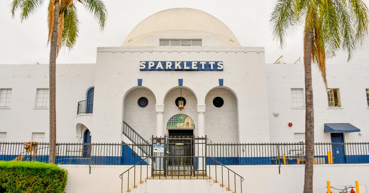 L’usine d’embouteillage Sparkletts à Los Angeles est désormais une marque emblématique