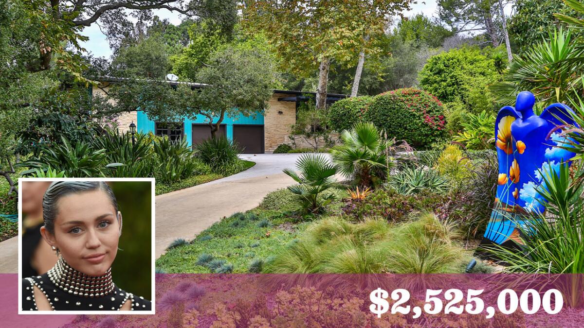 Miley Cyrus has bought a house in Malibu for $2.525 million.