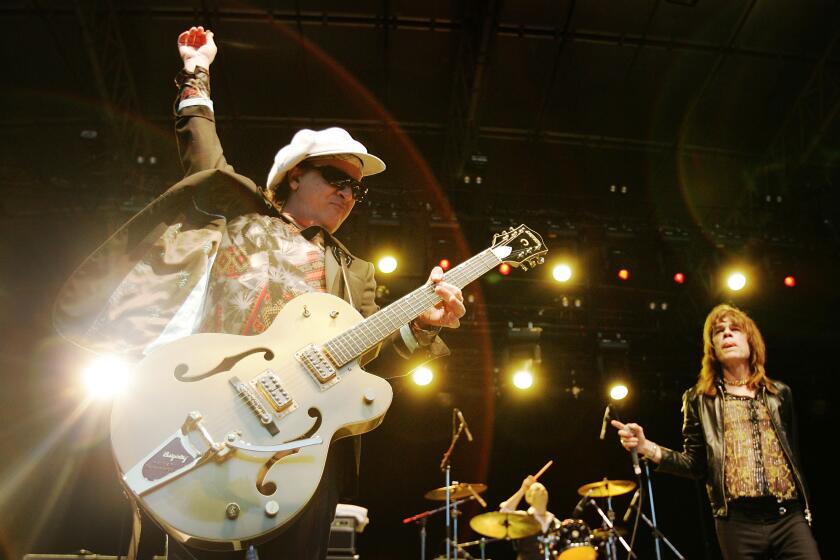 Sylvain Sylvain of the New York Dolls performs on stage at the Best Of V event, 