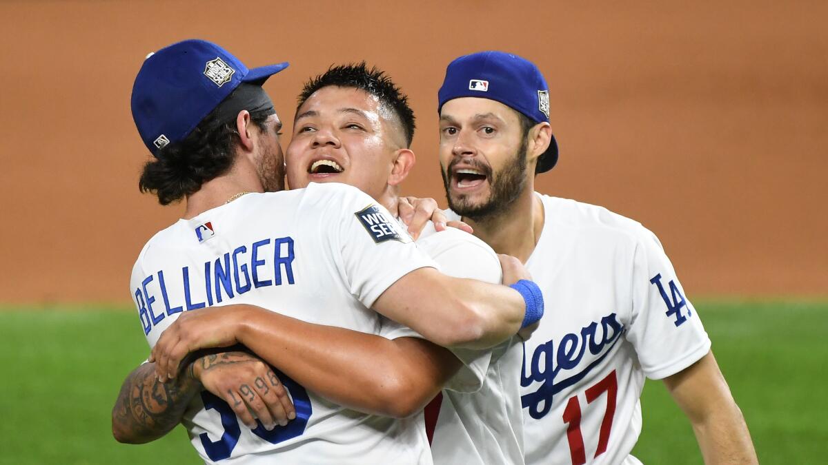 For Julio Urías, winning World Series honors a Dodgers legend - Los Angeles  Times