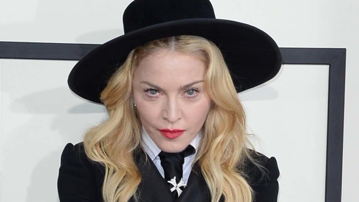 Madonna, seen at the 2014 Grammy Awards, will release her next album in June.