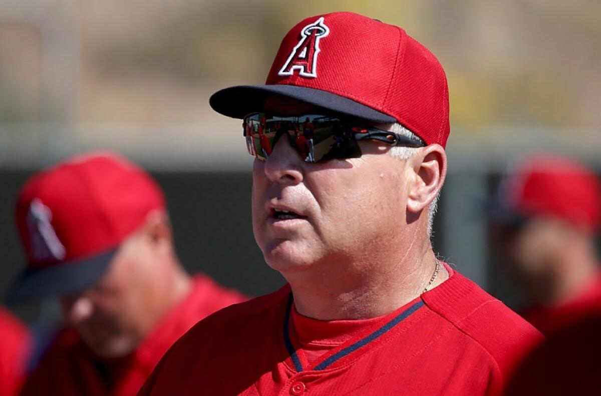 "We're looking for guys that are going to hold leads and help us win games," Angels Manager Mike Scioscia said.