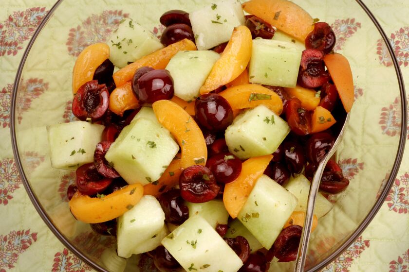 Recipe: Cherry and apricot fruit salad