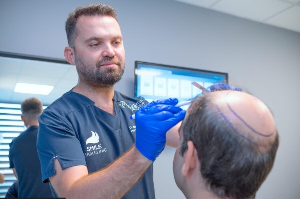 Scenes from Smile Hair Clinic in Instanbul, Turkey