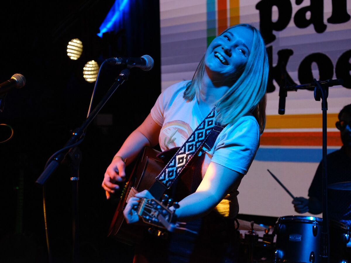 Paige Koehler performing at The Holding Company in Ocean Beach