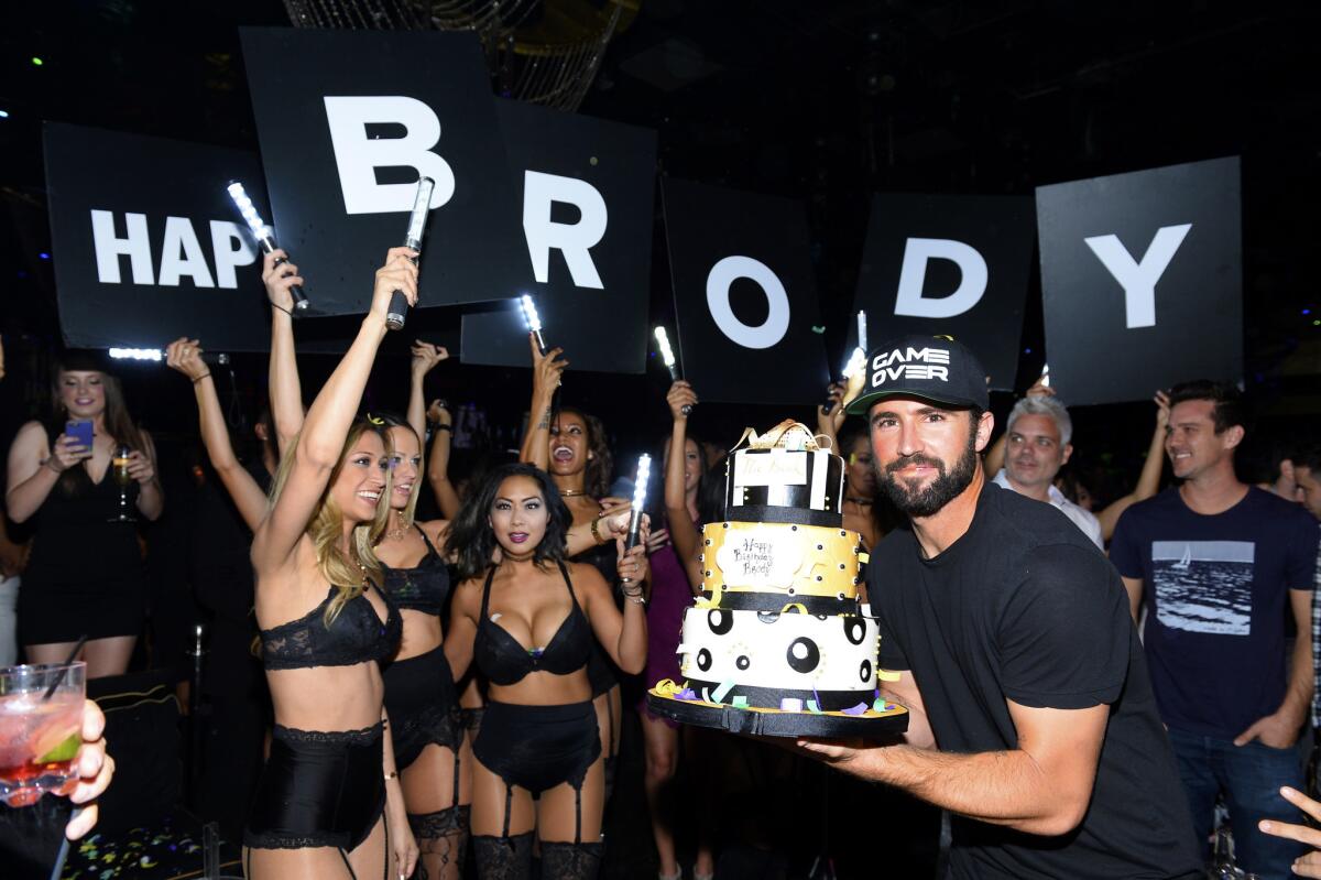 Brody Jenner's debut deejay set at the Bank Nightclub coincided with his 32nd birthday.