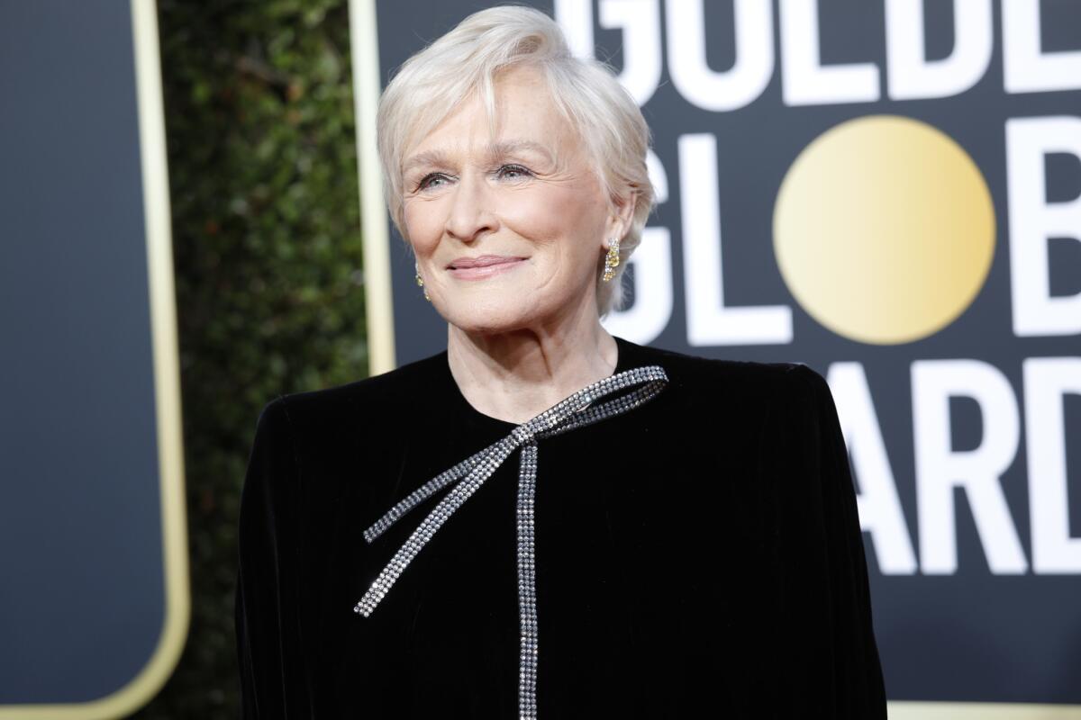 Glenn Close at the 76th Golden Globes.