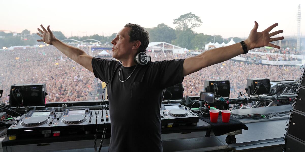 DJ Tiesto, 2021 Electric Zoo Festival at Randall's Island on Sept. 4, 2021, in New York City.